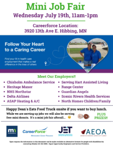 Hibbing MN Mini Job Fair